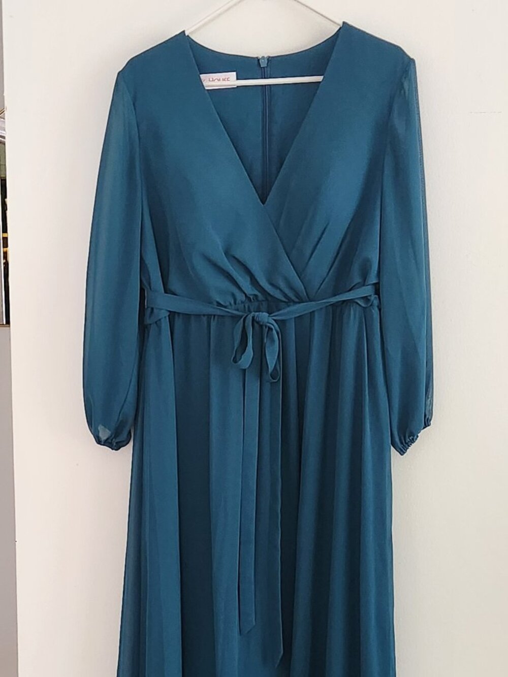 JJsHouse Abellona Bridesmaid Dress - Peacock US14